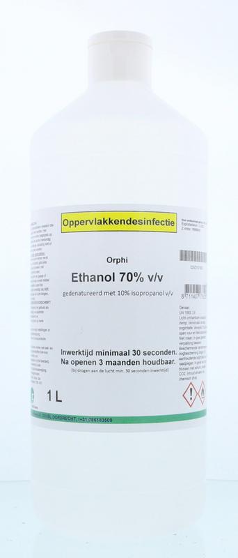 Alcohol ethanol 70% gedenatureerd 10%