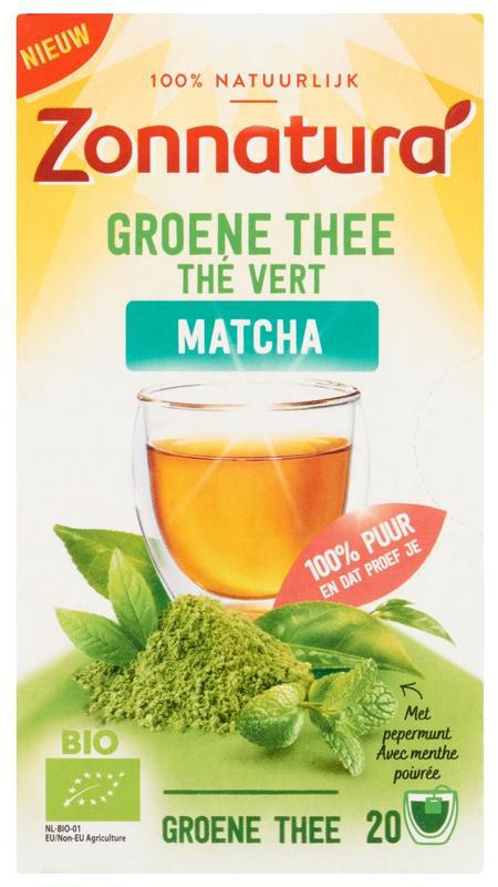Groene Thee Matcha Pepermunt bio
