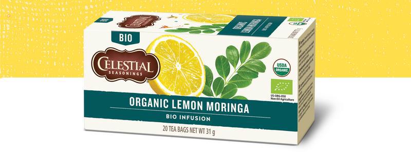 Organic lemon moringa infusion bio