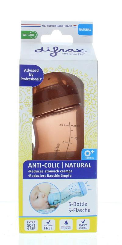 S-Fles natural bruin 170ml