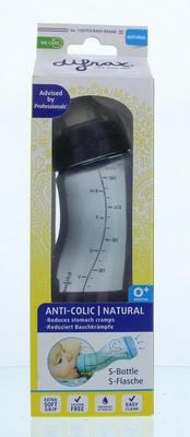 Difrax S-Fles natural blauw-groen 250ml