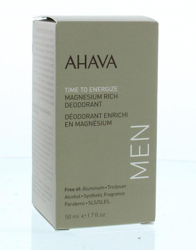 Men deodorant roll on magnesium rich