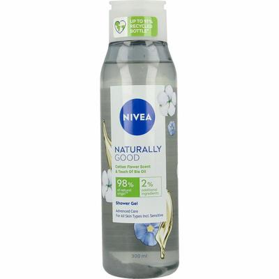 Nivea Showergel naturally good cotton flower