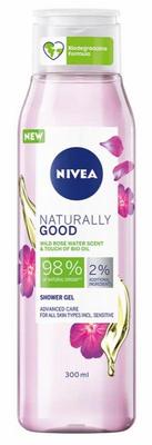 Nivea Shower gel naturally good geranium flower