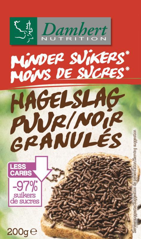 Hagelslag minder suiker