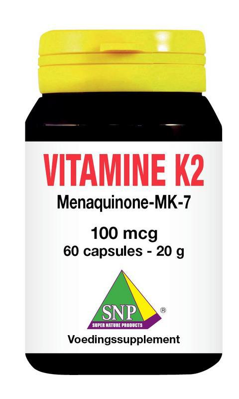Vitamine K2 mena Q7 100mcg