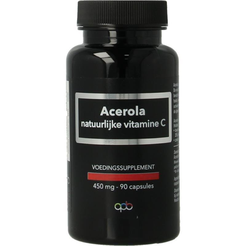 Acerola natuurlijke vitamine C puur 450mg