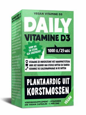 DAILY vitamine d3 1000ie vega@ 100vc