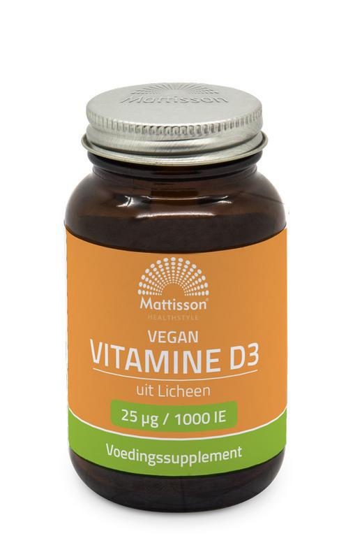 Vegan vitamine D3 25mcg/1000IE