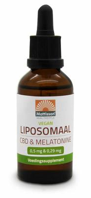 Mattisson Vegan liposomaal CBD 0.5mg & melatonine 0.29mg