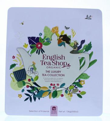 ENGLISH TEASHOP Luxury tea collection gift tin bio
