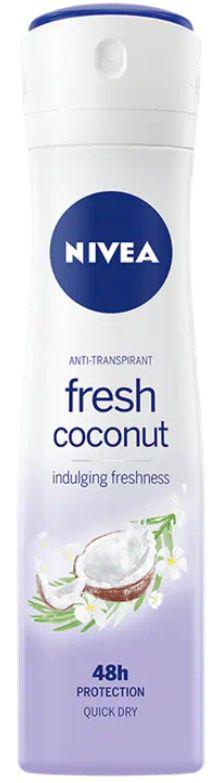 Anti-transpirant fresh coconut