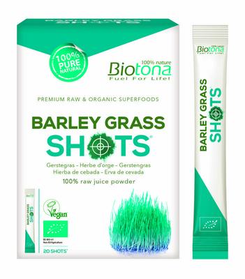 Biotona Barley grass raw shots 2.2 gram bio