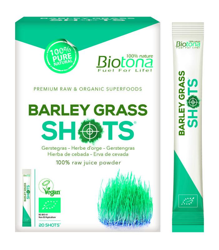 Barley grass raw shots 2.2 gram bio