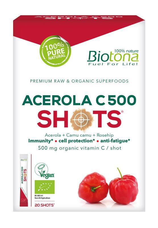 Acerola C 500 shots 2.2 gram bio