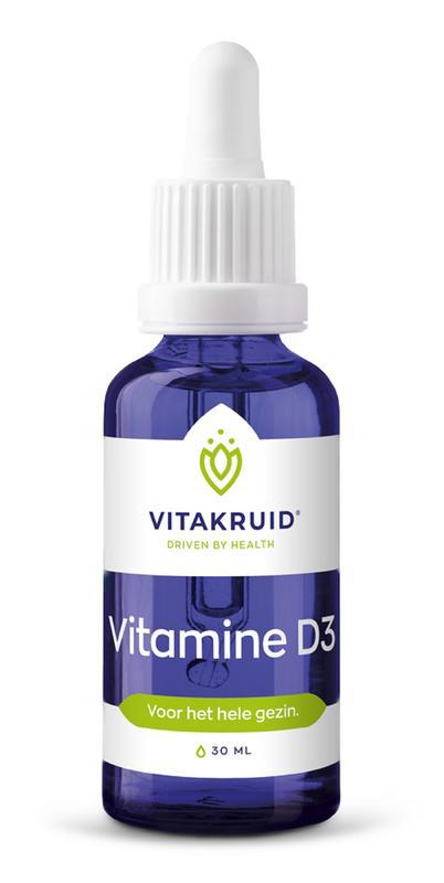 Vitakruid Vitamine D3 druppels 5 mcg / 200 IE per druppel