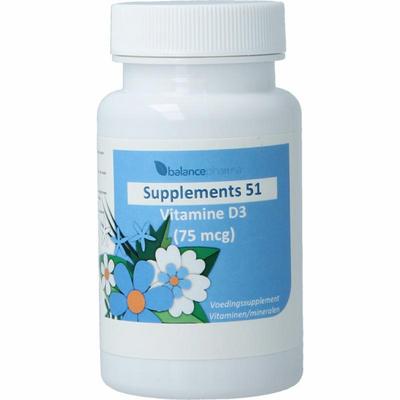 Balancepharma Supplements 51 Vitamine D3 75mcg