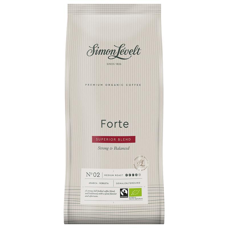 Forte superior blend gemalen koffie bio