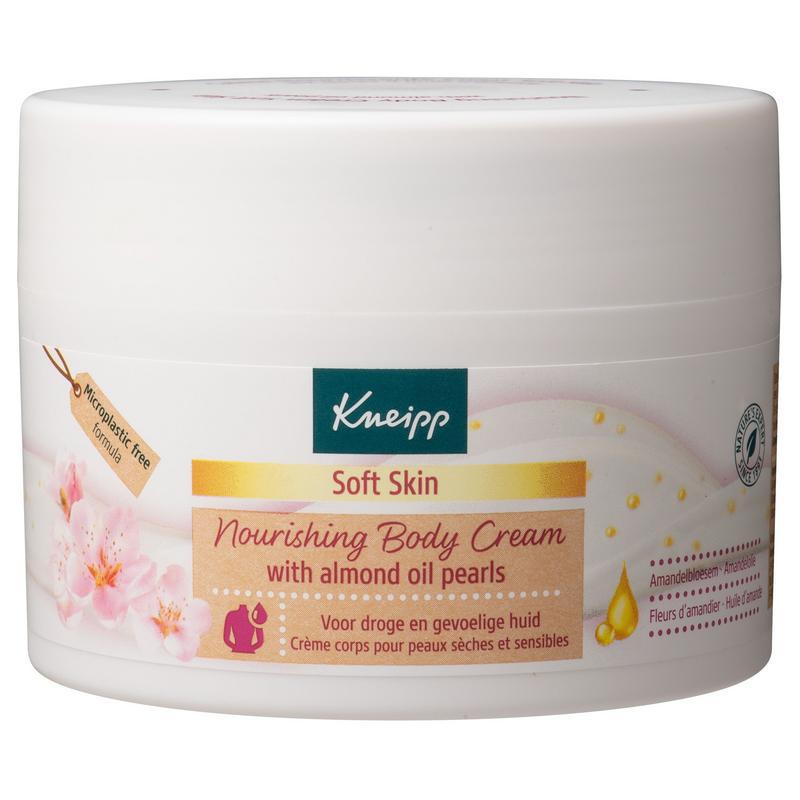 Soft skin nourishing body cream almond oil