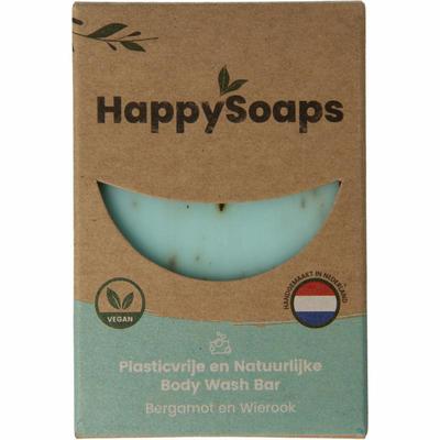Happysoaps Body bar bergamot en wierook