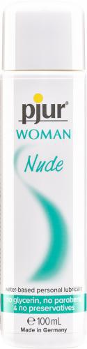 Woman nude glijmiddel