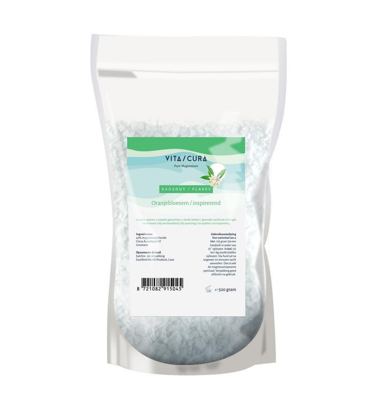 Magnesium zout flakes oranjebloesem Magnesium zout flakes oranjebloesem