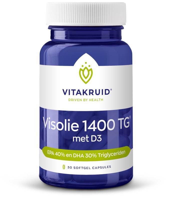 Vitakruid Visolie 1400 TG Triglyceriden met D3