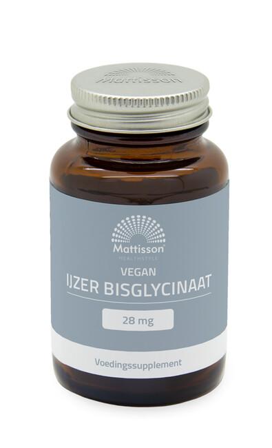 Vegan ijzer bisglycinaat 28mg