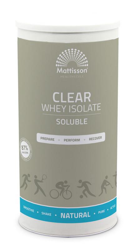 Clear whey isolate