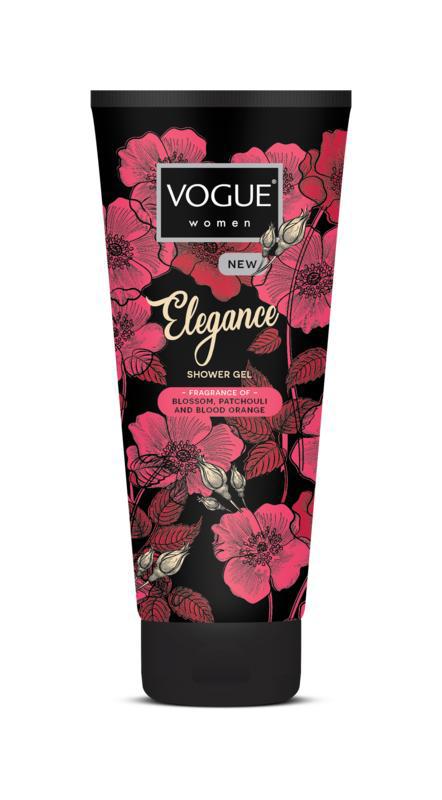 Women elegance shower gel
