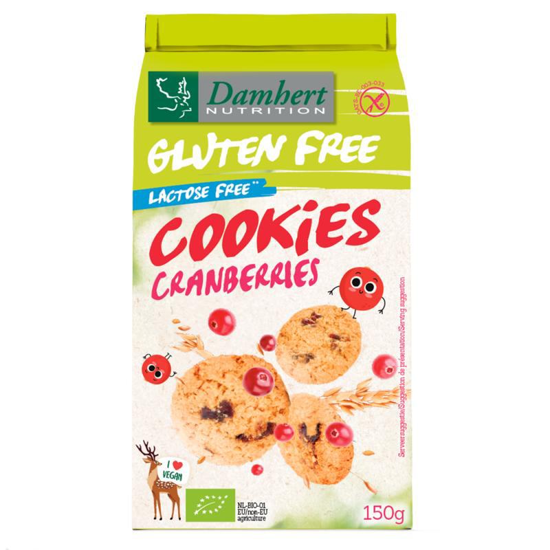 Haverkoekjes cranberry glutenvrij bio Haverkoekjes cranberry glutenvrij bio
