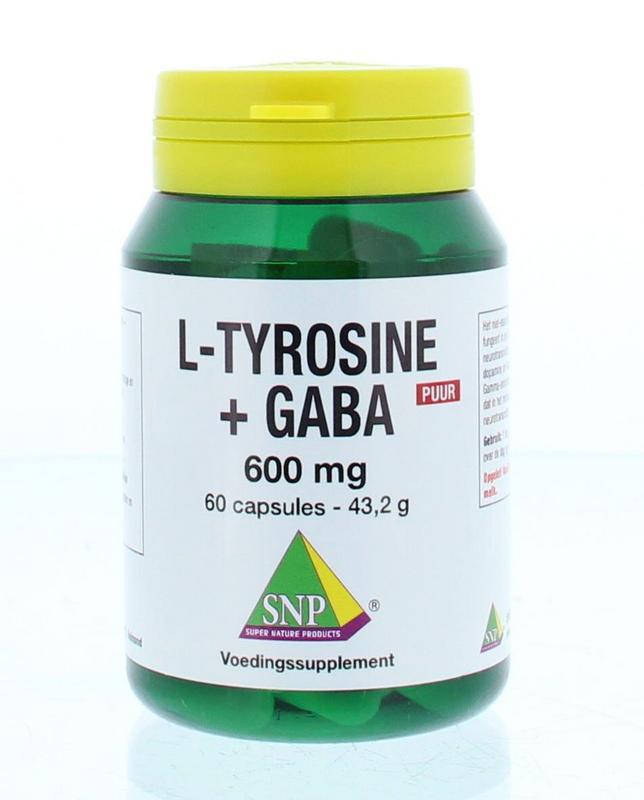 L-Tyrosine + GABA 600mg puur