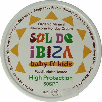 Sol de Ibiza Beschermende creme baby&kids SPF30 bio