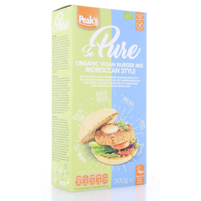 So pure burgermix Moroccan glutenvrij bio