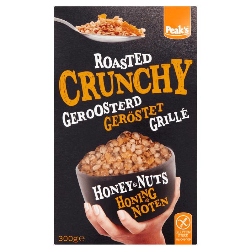 Granola crunchy honey & nuts glutenvrij