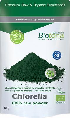 Biotona Chlorella & spirulina raw powder bio