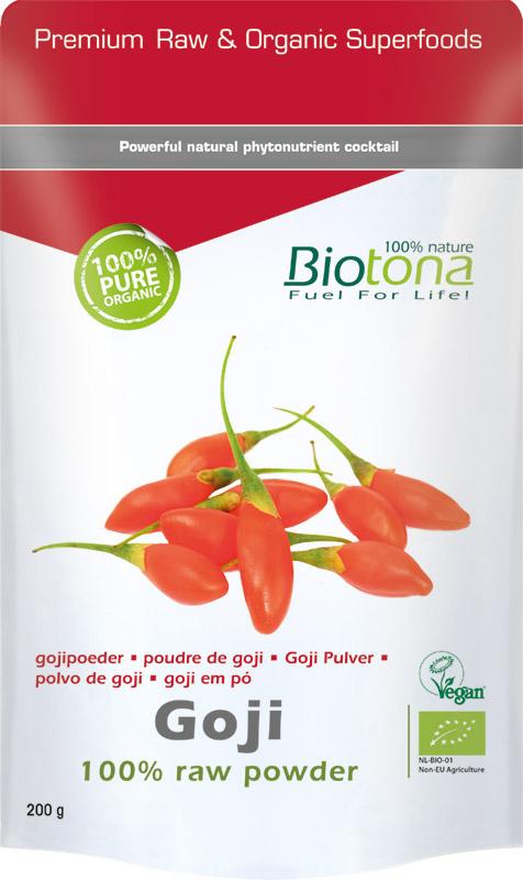 Goji raw powder bio