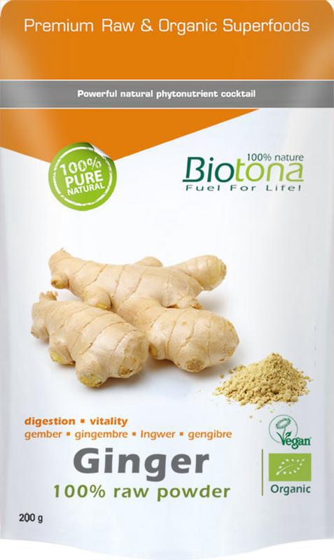 Ginger raw powder bio