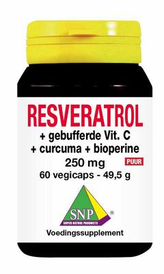SNP Resveratrol curcuma gebufferd vit C bioperine puur