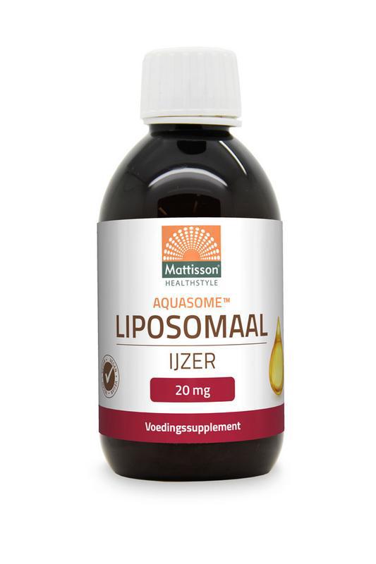 Aquasome liposomaal ijzer 20mg citrussmaak