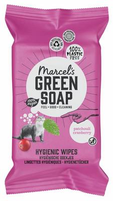 Marcel's GR Soap Cleansing wipes patchouli & cranberry