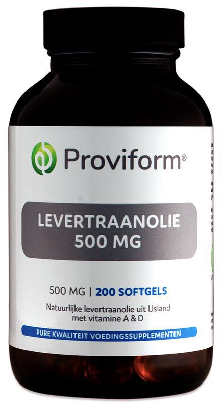 Levertraanolie 500 mg