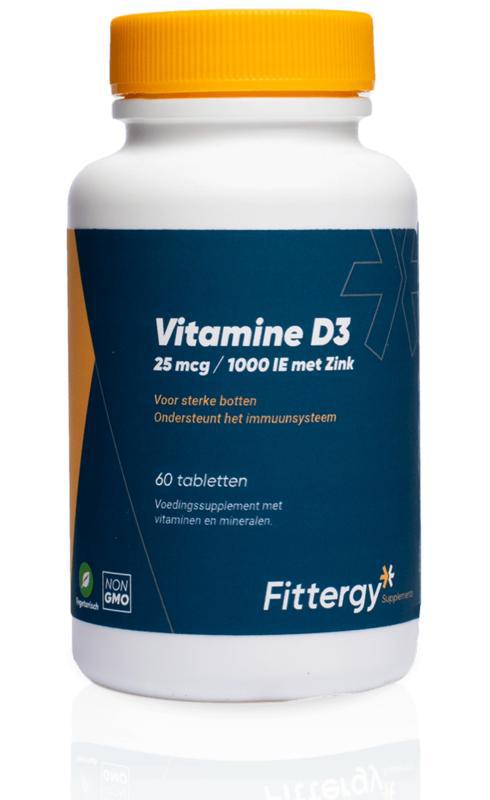 Vitamine D3 25mcg met zink