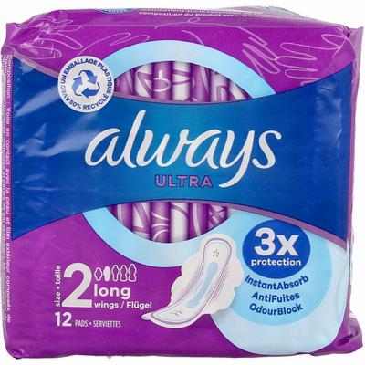 Always Maandverband ultra long (S2) vleugels
