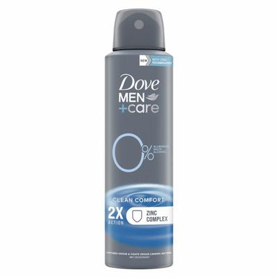 Dove Deodorant spray men+ care clean comfort 0%