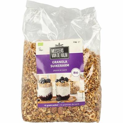 De Halm Granola suikerarm bio