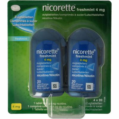 Nicorette Zuigtablet freshmint 4mg