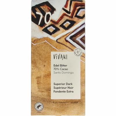 Vivani Chocolade puur superieur 70% Santo Domingo bio