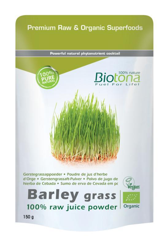 Barley grass raw juice powder bio