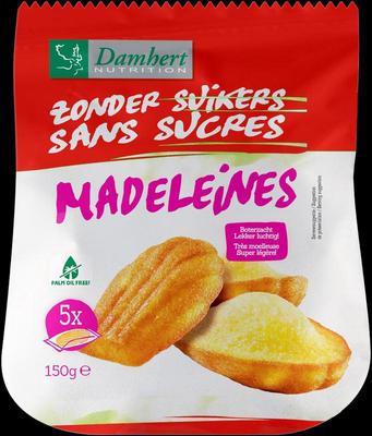 Damhert Madeleines zonder suiker